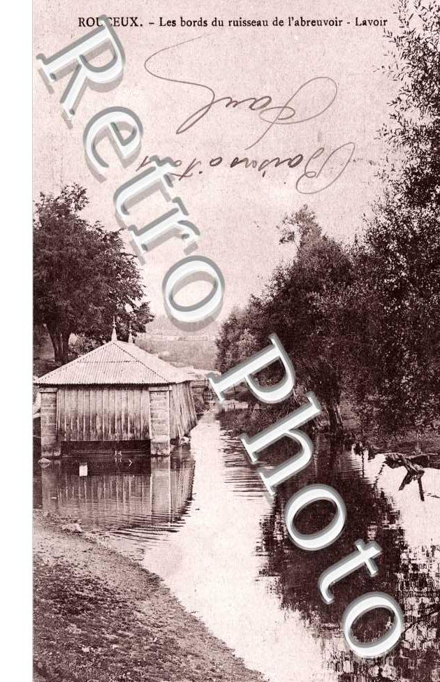 ROUCEUX - les Bords du Ruisseau de l&#039;Abreuvoir, Lavoir