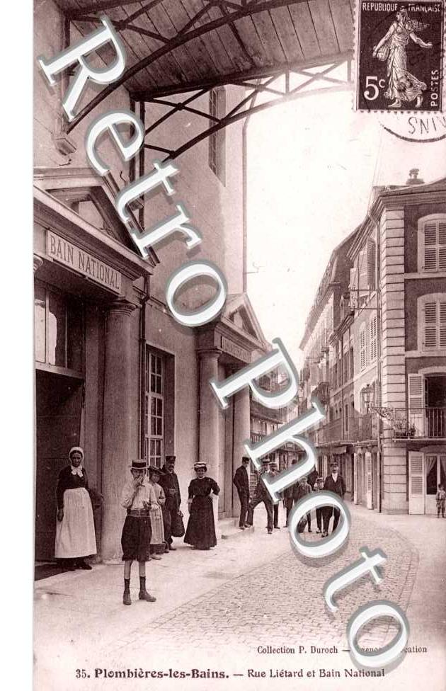 la Rue de la Gare et le Bain National