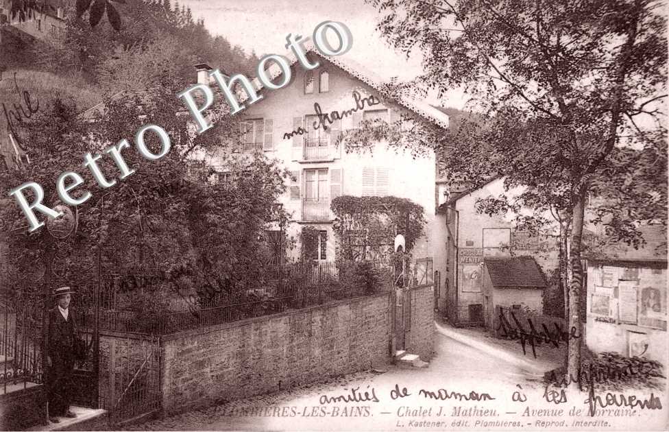 Chalet J. Mathieu et Avenue de Lorraine