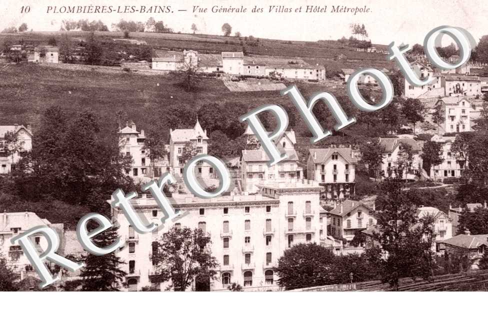 Vue generale des Villas et Hotels Metropole
