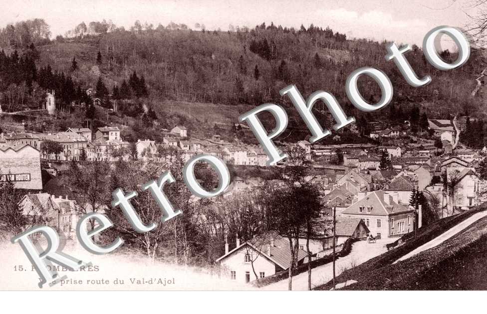 Vue prise de la Route du Val d&#039;Ajol