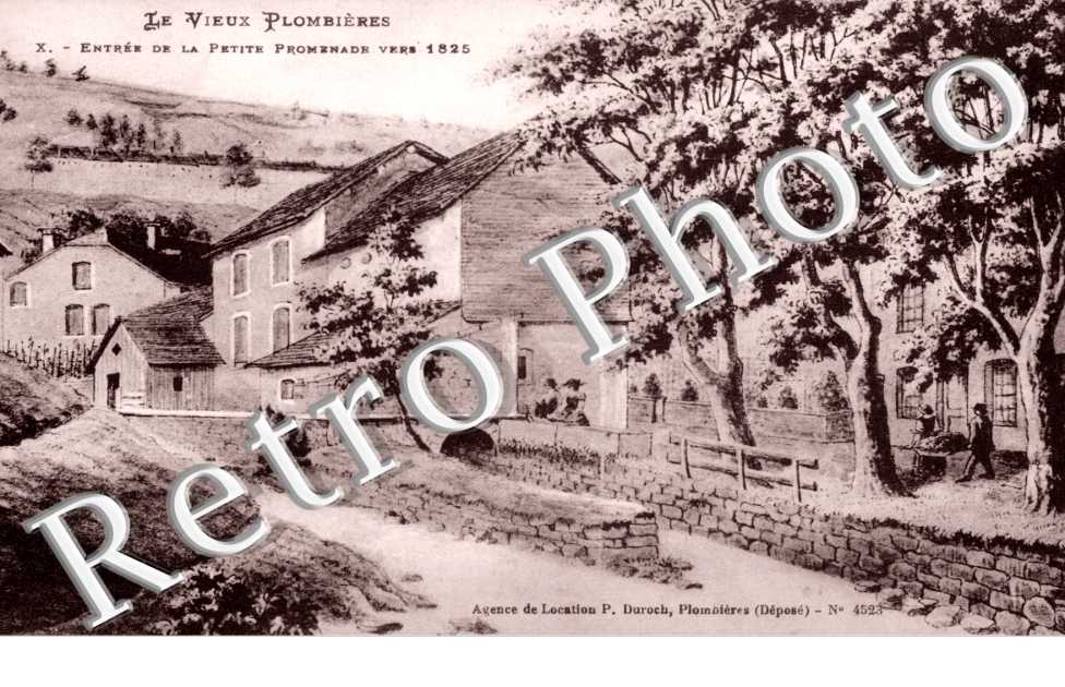 Entree de la Petite Promenade vers 1825