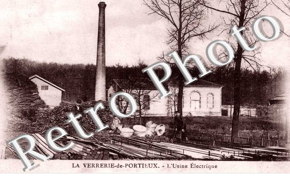 La Verrerie de Portieux, Usine electrique