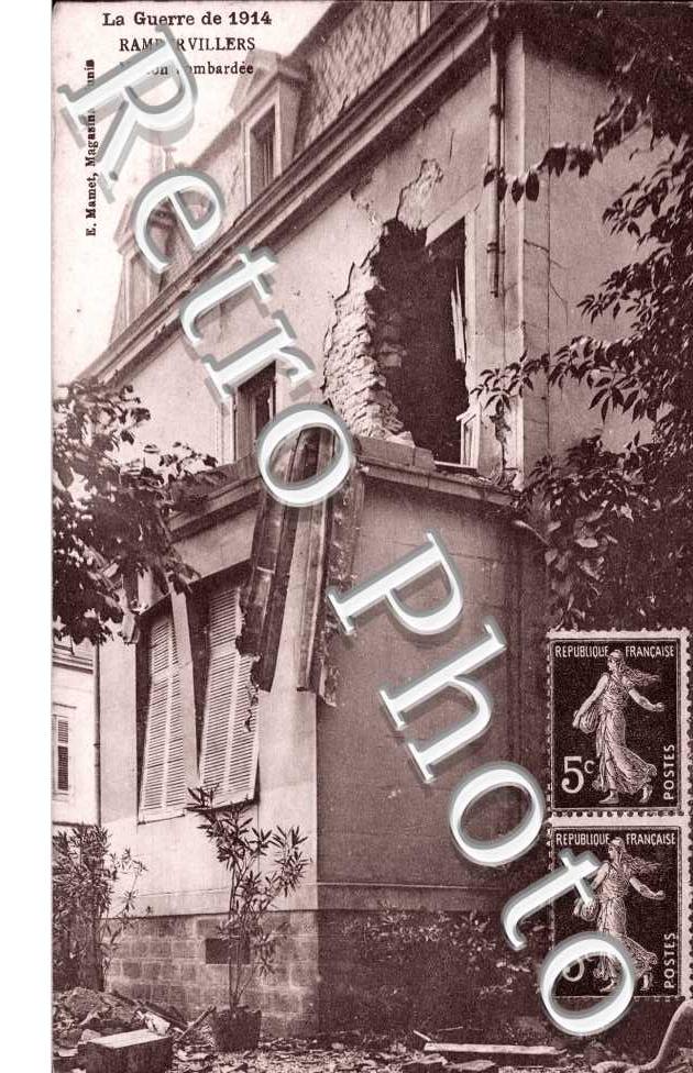 Maison bombardee