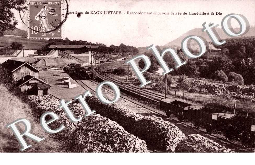 Raccordement a la voie ferree de Luneville a St Die