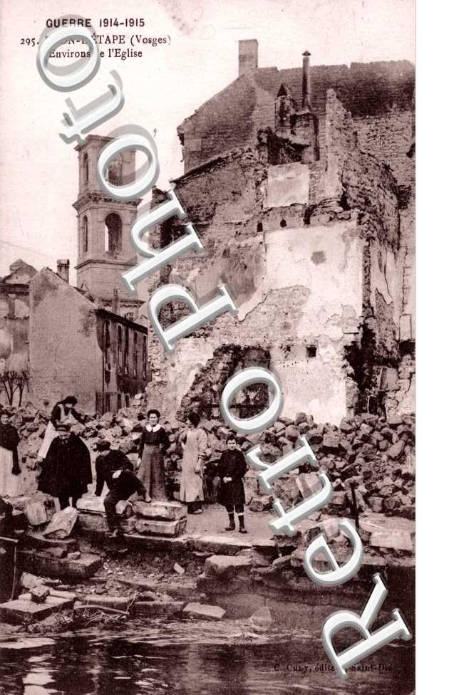 Environs de l&#039;Eglise apres la Guerre