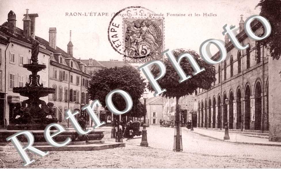 la Grande Fontaine et les Halles