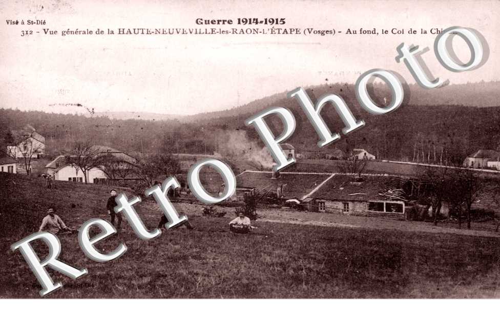 vue generale de la Haute Neuveville les Raon l&#039;Etape