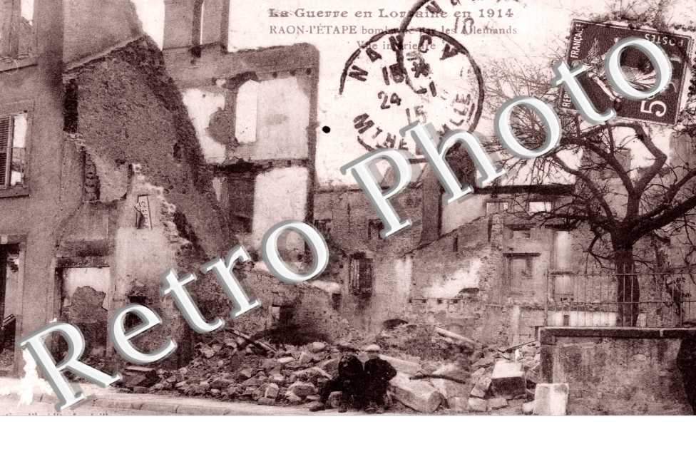 Une maison bombardee