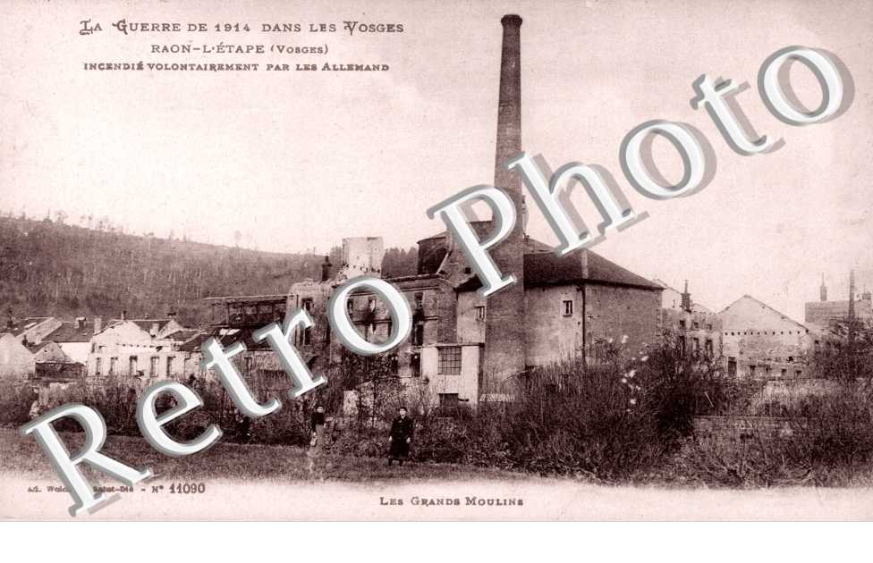 Incendie volotairement par les Allemands