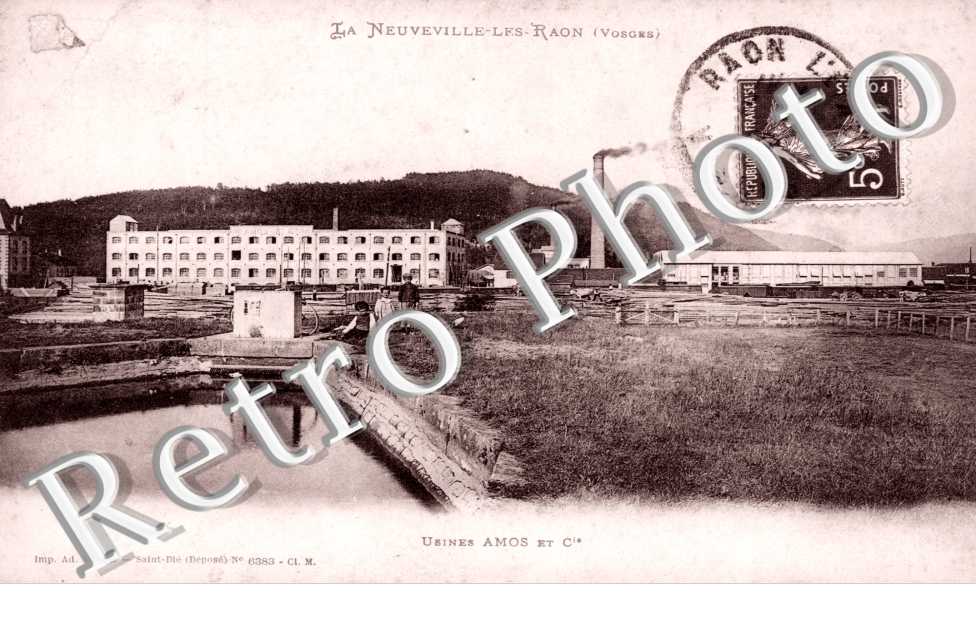 la Neuveville-les-Raon, Usines Amos et Compagnie
