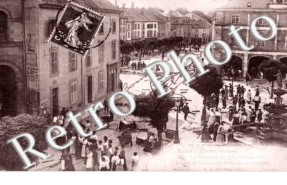 la Bagarre du 28 Juillet 1907, Avant la Charge, Menaces a l&#039;Armee