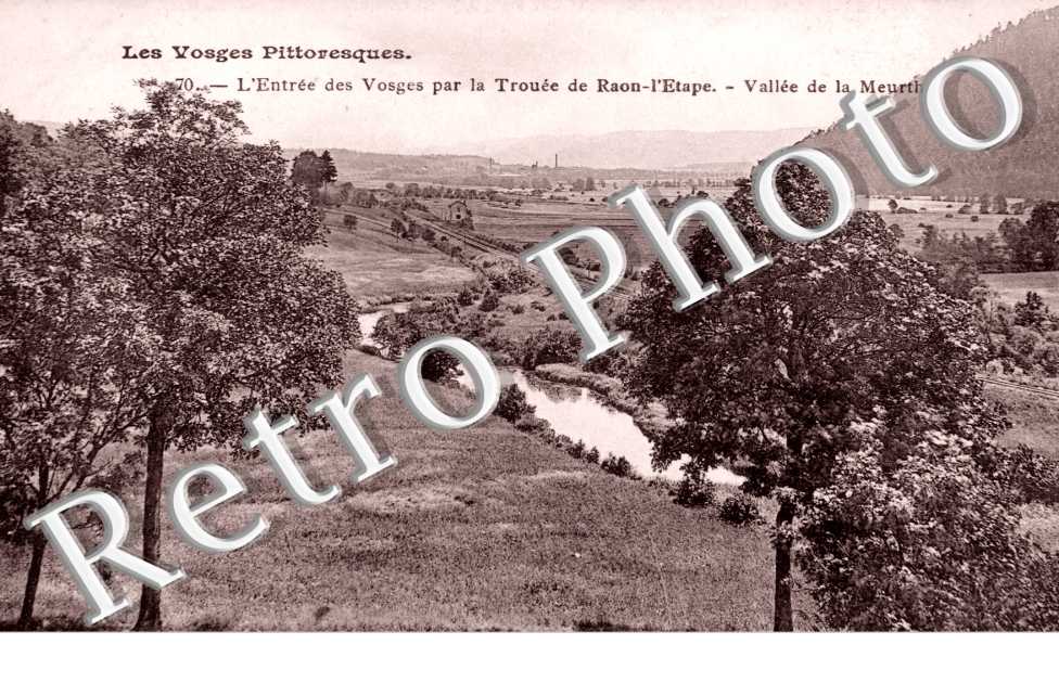 l&#039;Entree des Vosges par la Trouee de Raon-l&#039;Etape, Vallee de la Meurthe