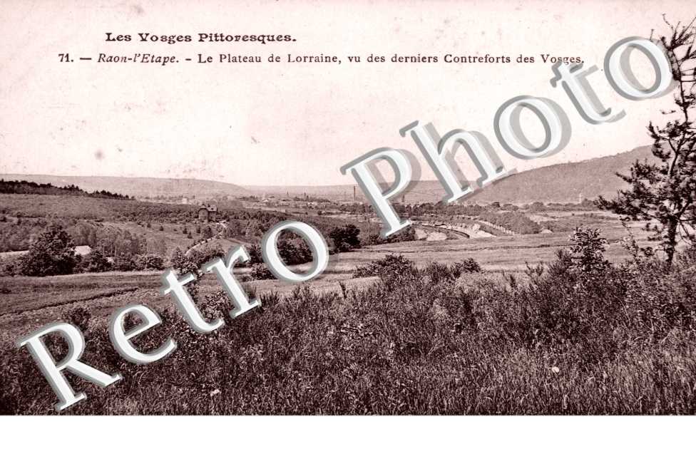 le Plateau de Lorraine, vu des Derniers Contreforts des Vosges