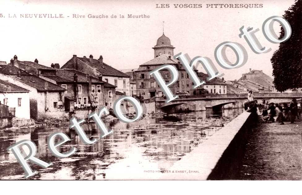 LA NEUVEVILLE LES RAON  rive gauche de la Meurthe