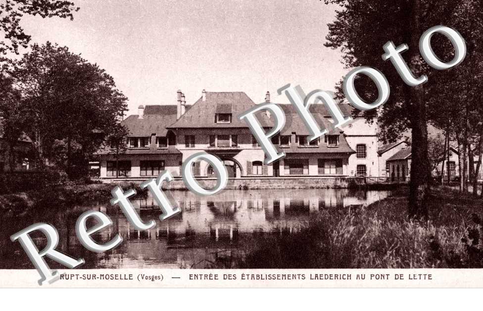 Entree des Etablissements Laederich au Pont de Lette