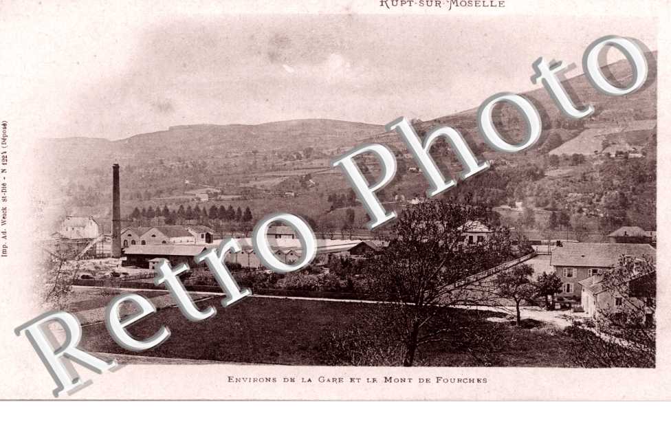 environs de la Gare et le Mont de Fourches