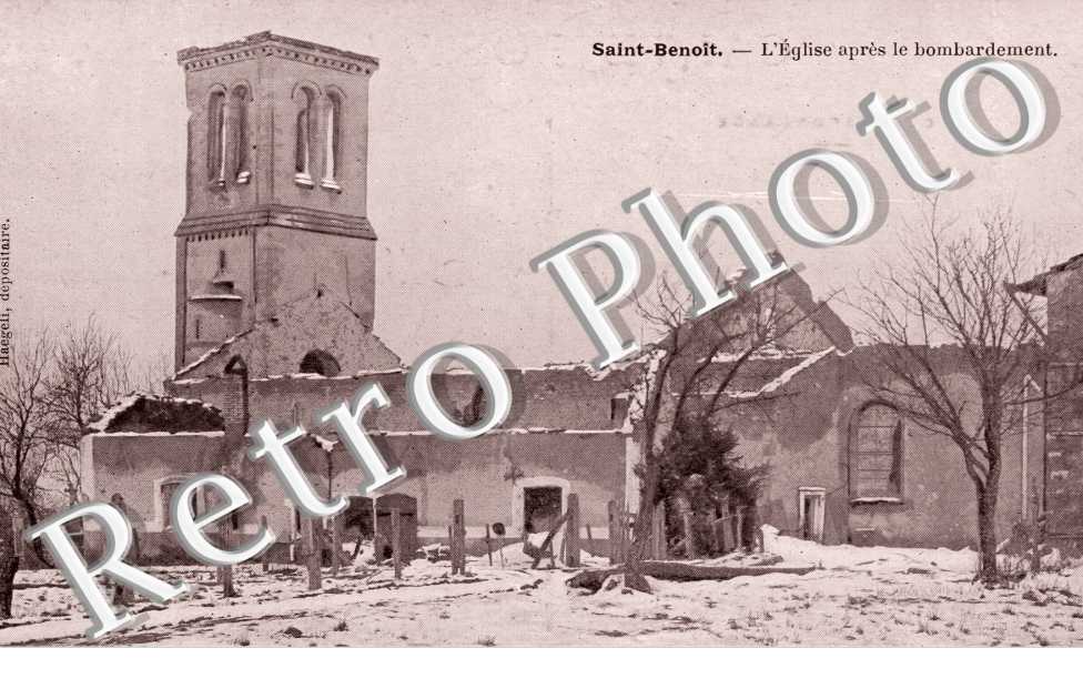 eglise apres le bombardement