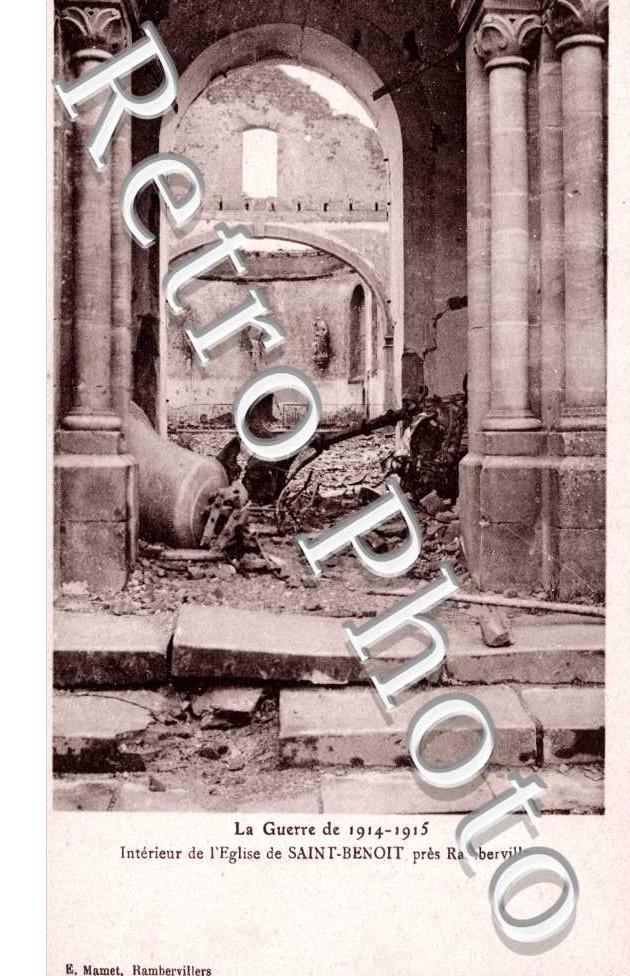 Interieur de l&#039;eglise apres bombardement