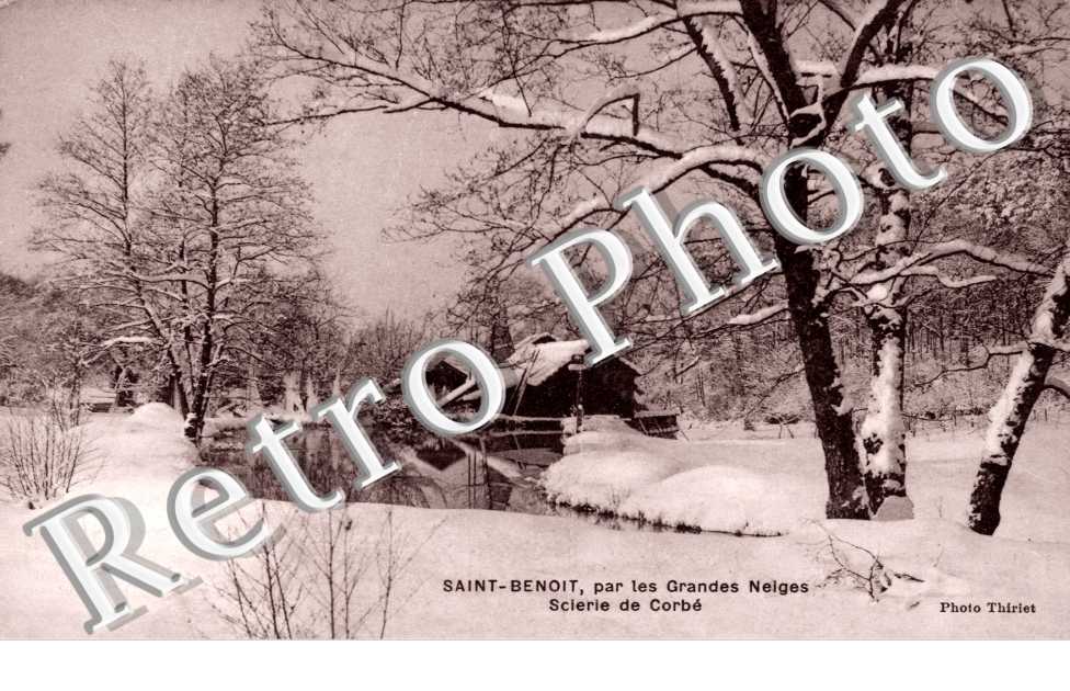 Scierie de Corbe sous la Neige