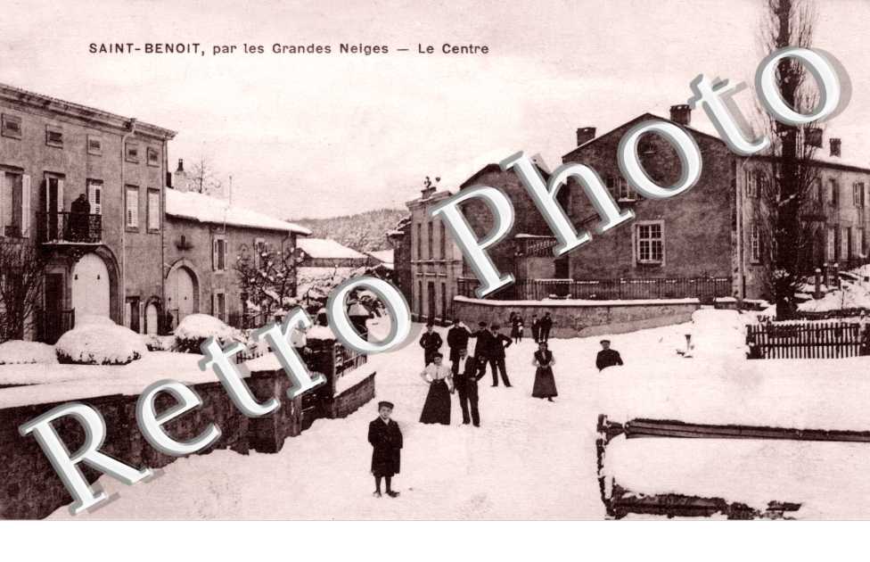 le Centre, la naige, vue generale