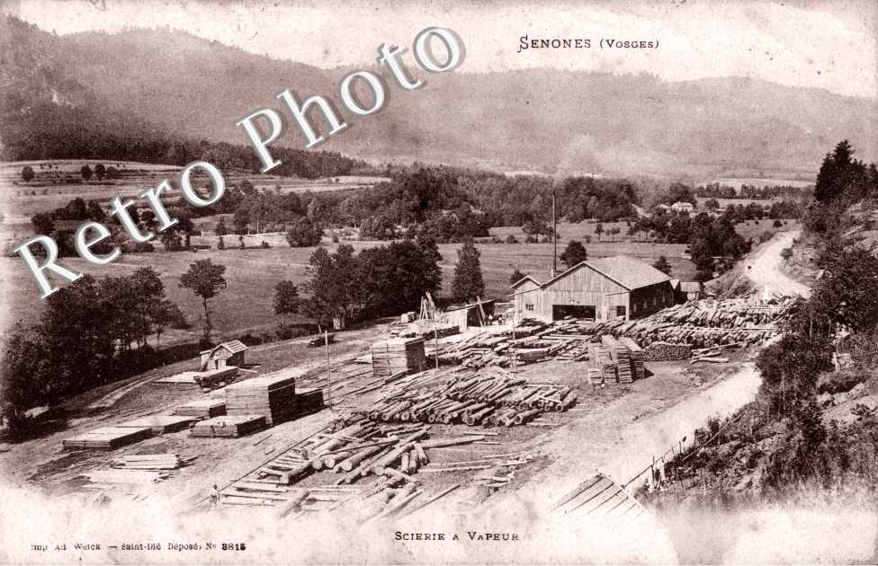 Scierie a vapeur