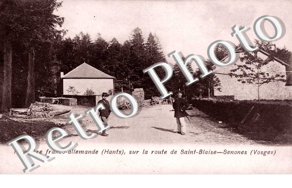 Frontiere Franco-Allemande sur la Route de Saint-Blaise