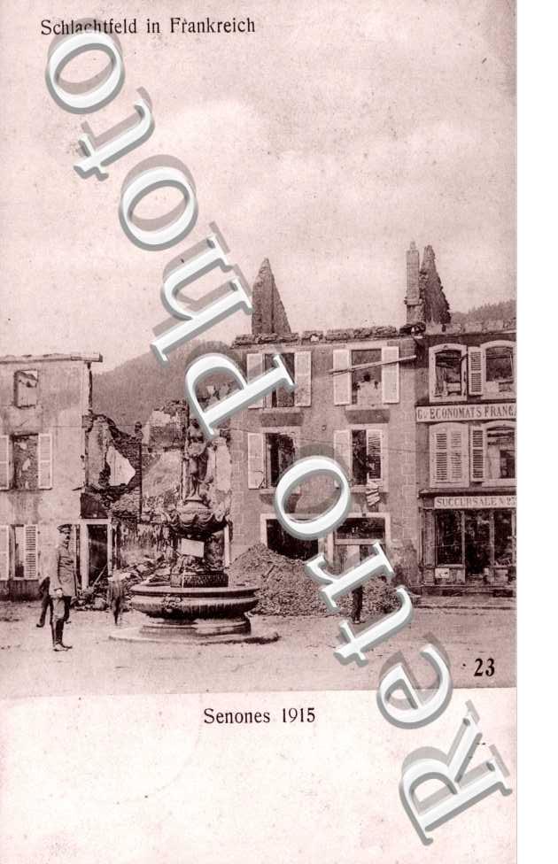 Schlachtfeld in Frankreich