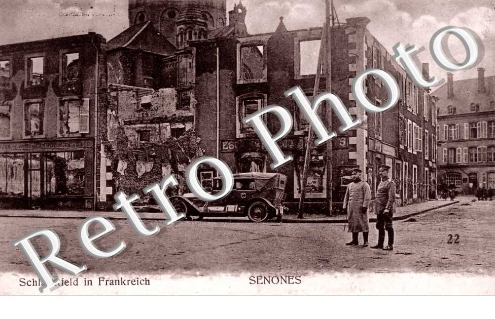 Schlachtfeld in Frankreich