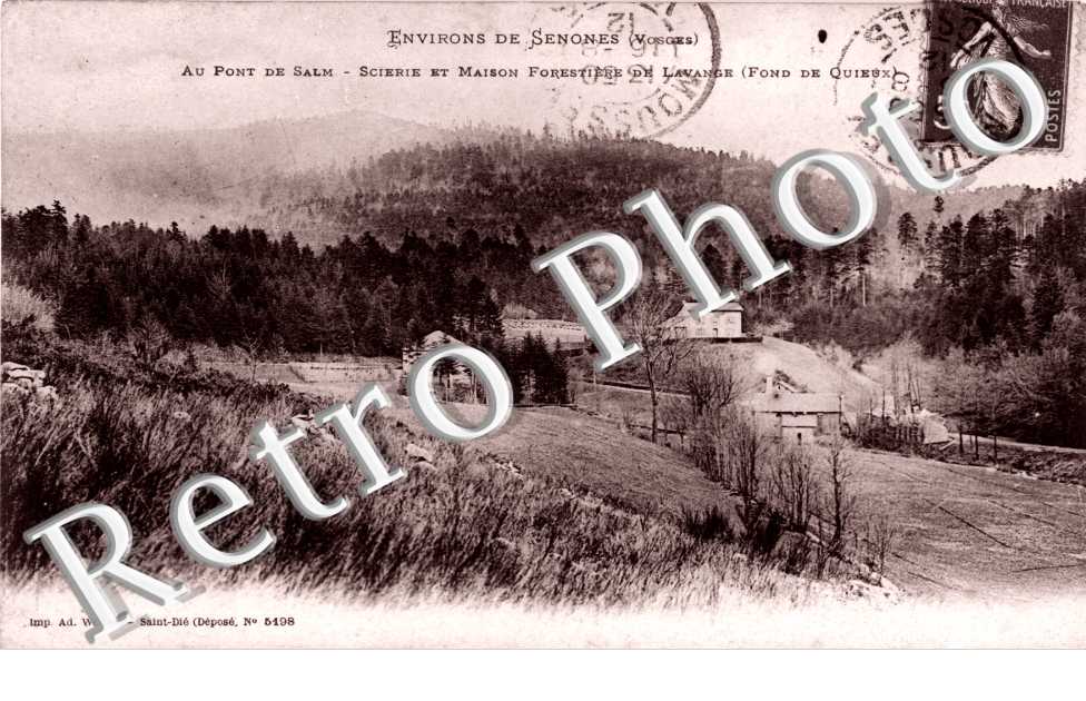 Au Pont de Salm, Scierie et Maison Forestiere de Lavange