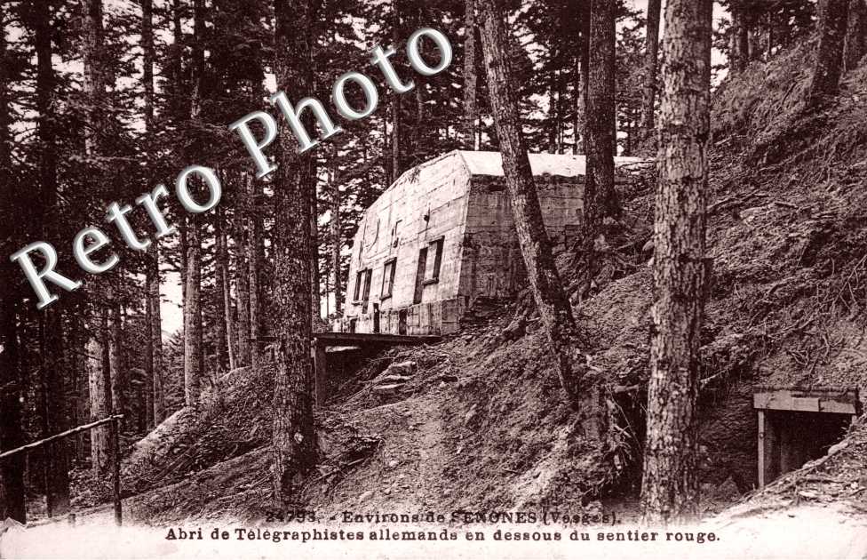 Abri de Telegraphistes allemands en dessous du sentier rouge