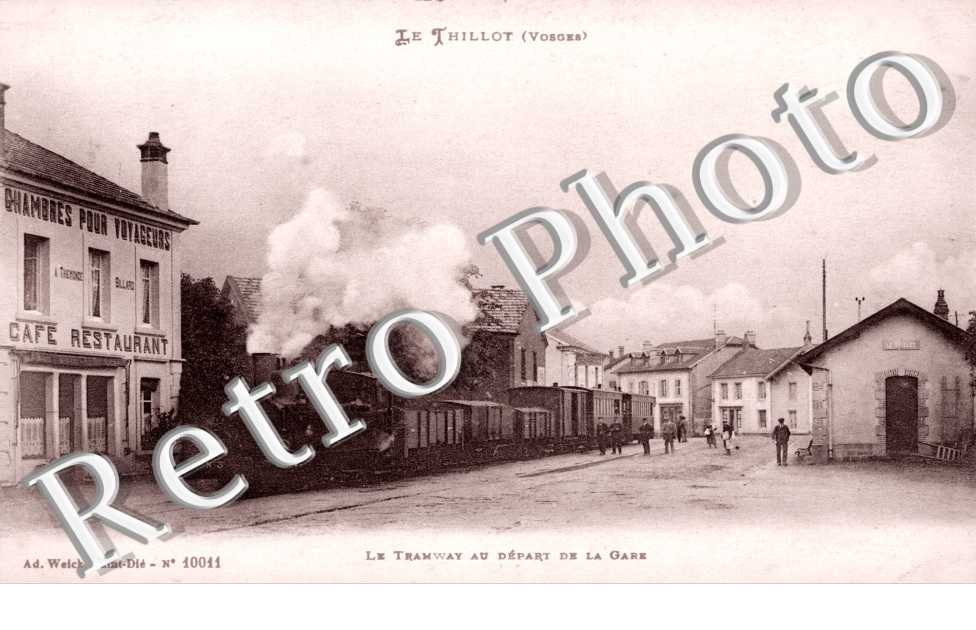 Le Tramway au depart de la Gare