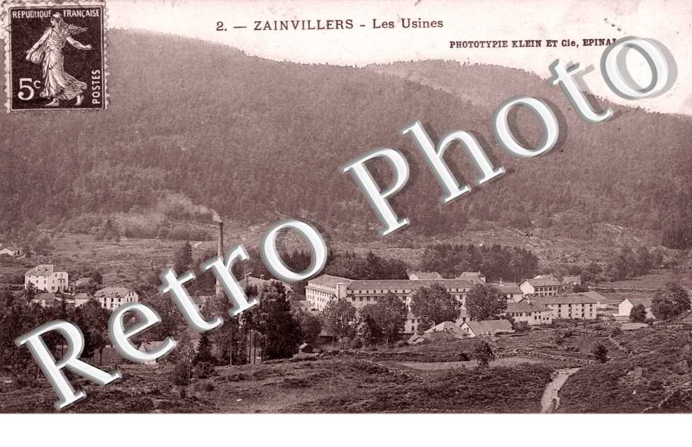 Zainvillers, les Usines