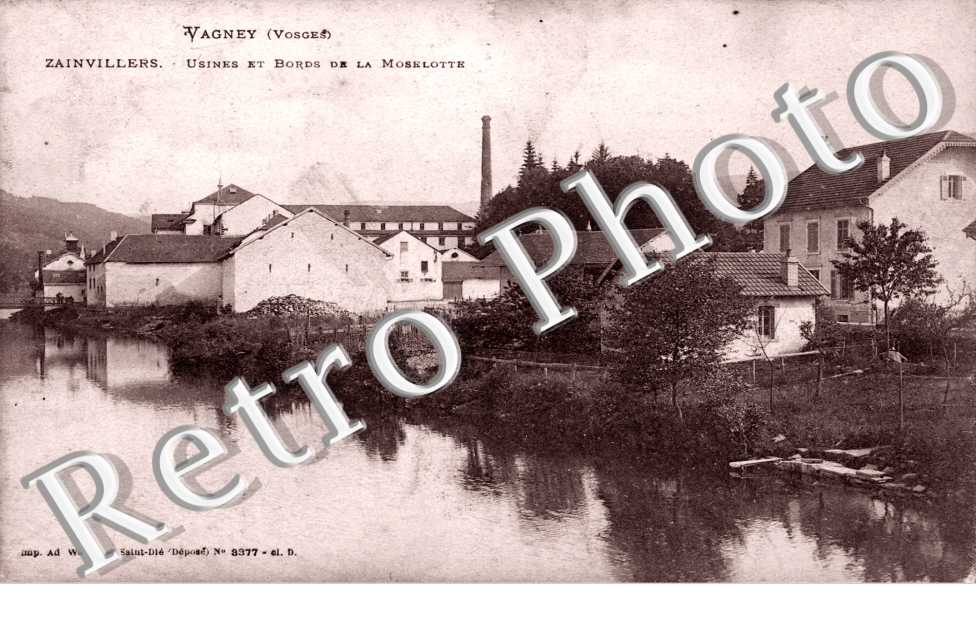 Usine et Bords de la Moselotte