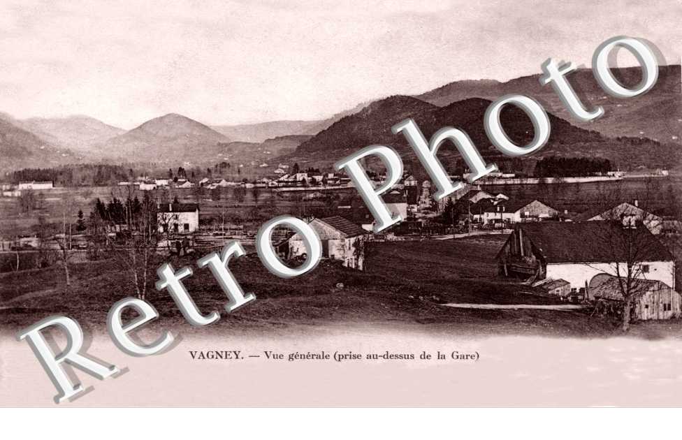 vue generale prise au-dessus de la gare