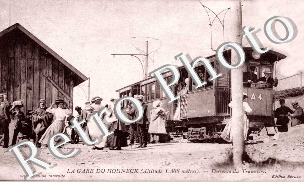 la gare du Hohneck Descente du tramway