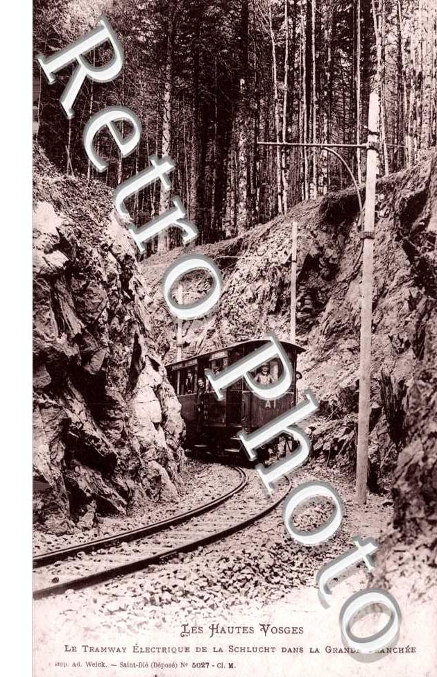Col de la Schlucht  Le Tramway electrique de la Schlucht