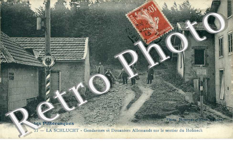 Gendarme et Douanier Allemands sur le sentier du Hohneck