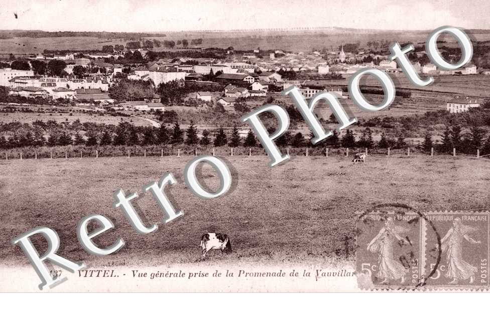vue generale prise de la promenade de la vauvillarde