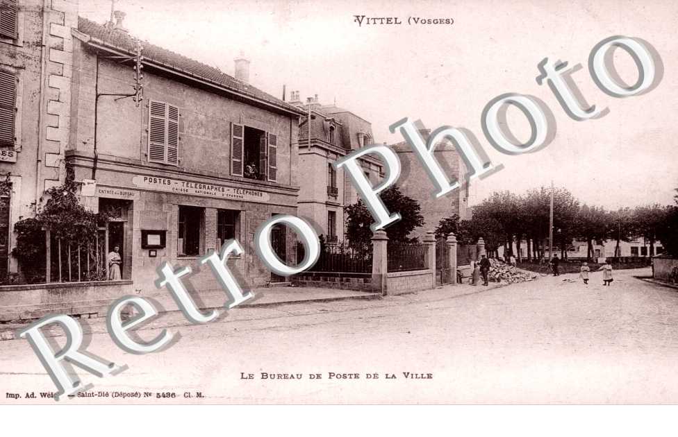 le bureau de poste de la ville