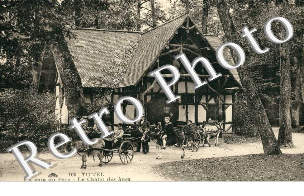 Un coin du Parc, le Chalet des anes