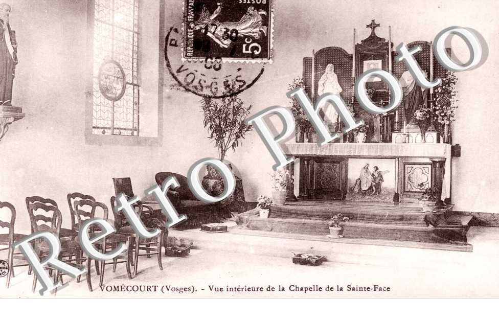 vue interieure de la chapelle de la Sainte Face