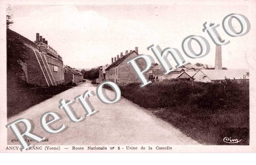 Route Nationale n° 5, Usine de la Comelle