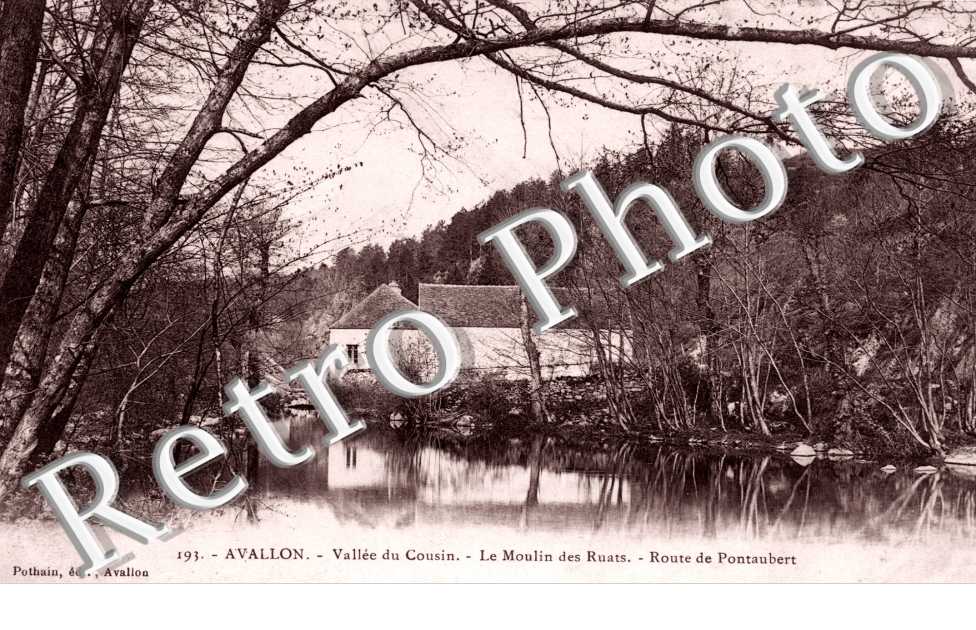 Vallee du Cousin Le Moulin des Ruats