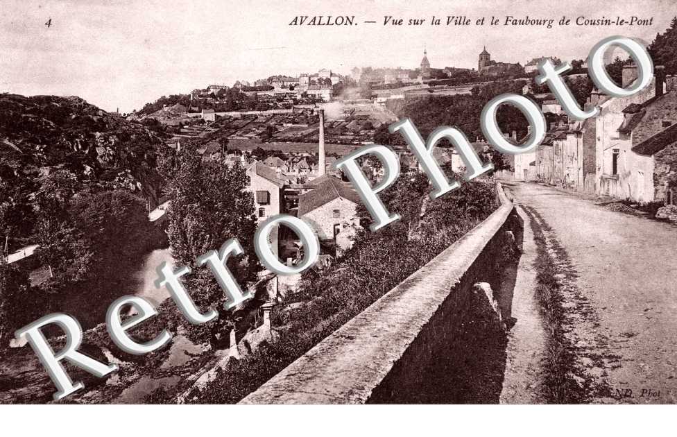 Vue sur la Ville et le Faubourg de Cousin le Pont