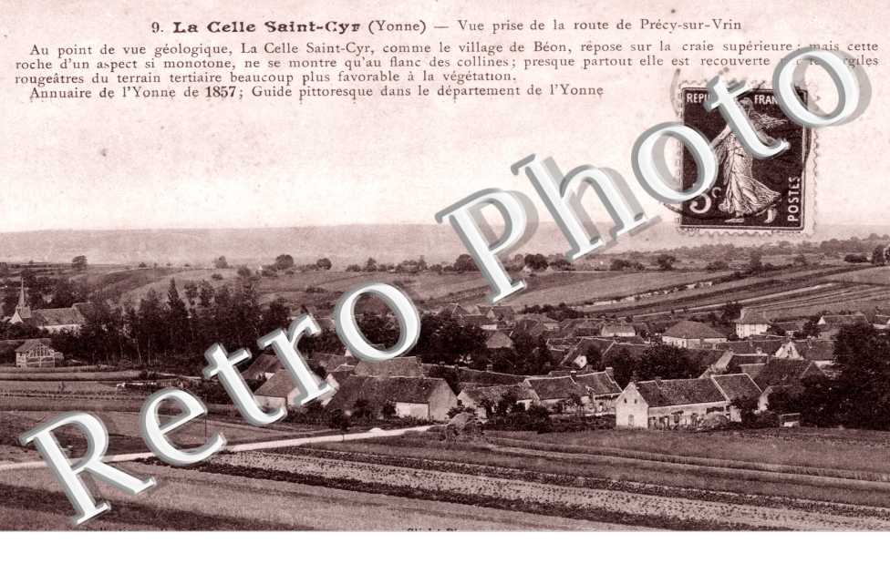 Vue prise de la Route de Precy sur Vrin