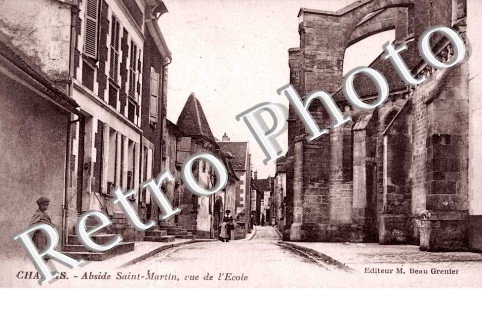 Abside Saint Martin, rue de l'Ecole