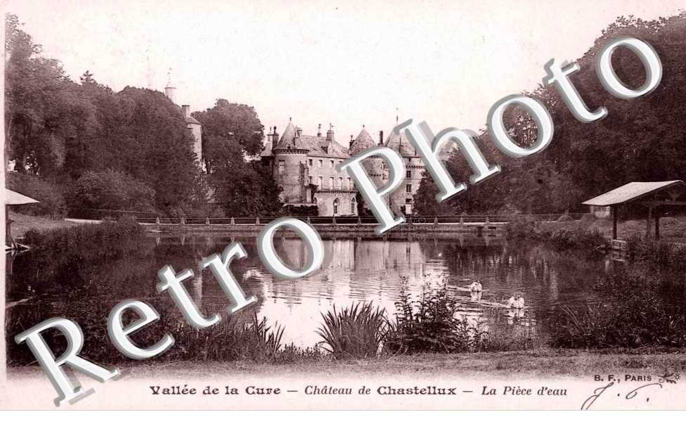 la Vallee de la Cure, Chateau de Chastellux, la Piece d&#039;Eau