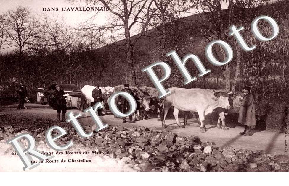   le Cylindrage des Routes du Morvan