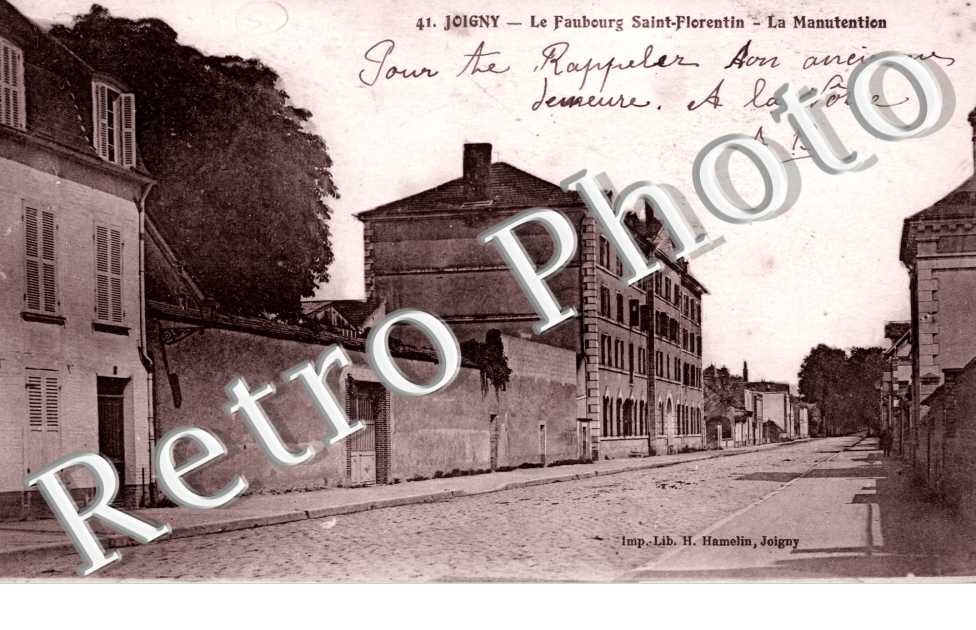 le Faubourg Saint-Florentin, la Manutention